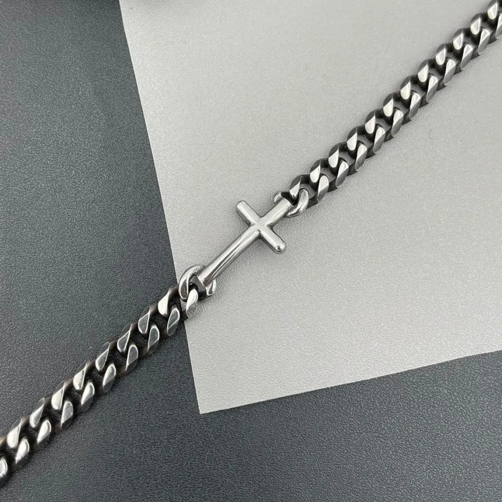 Pietrine-Bracciale in Acciaio da Uomo - BAU-600-B112