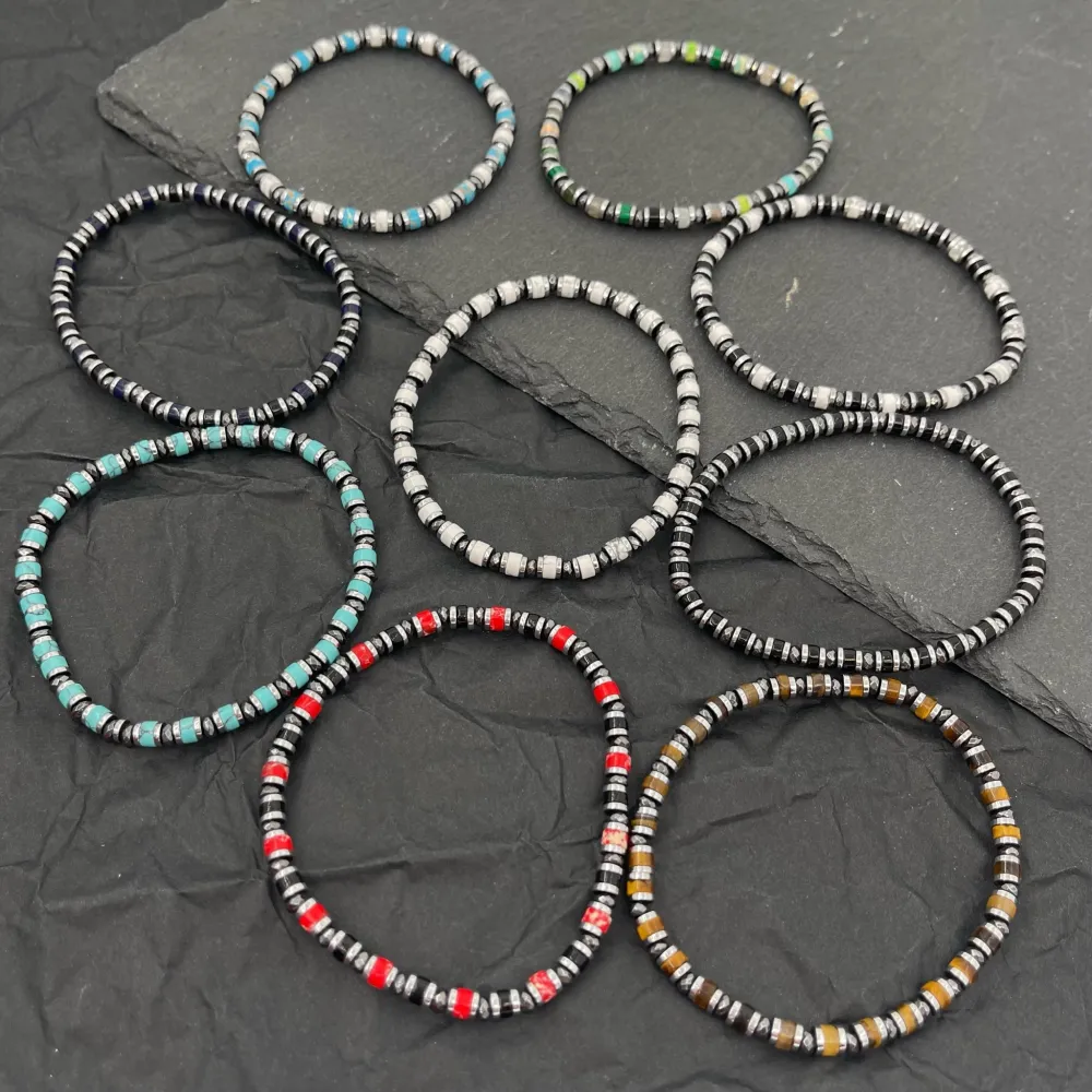 Semplice-Bracciale Elastico in Acciaio da Uomo - BAU-600-BMS30080