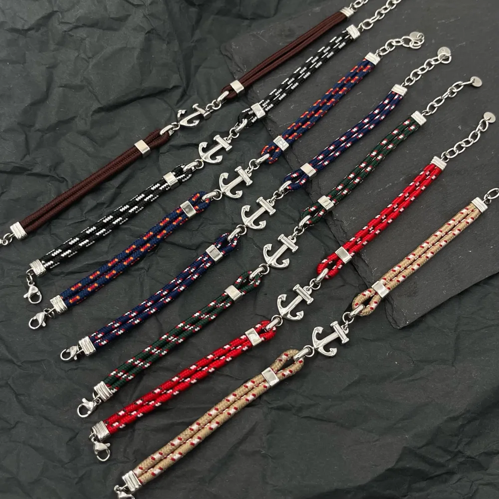 A'ncora-Bracciale in Acciaio da Uomo - BAU-600-H192