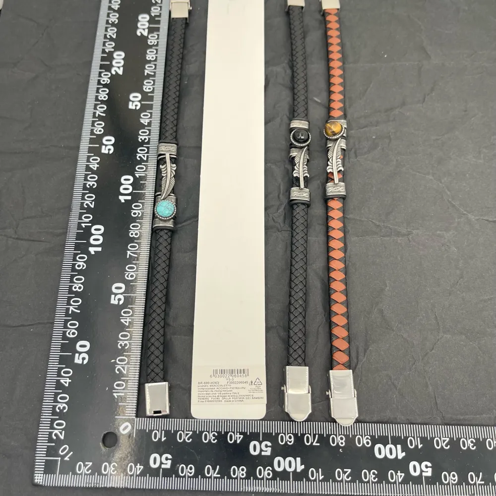 Piuma-Bracciale da Uomo in Acciaio - BAU-600-H263