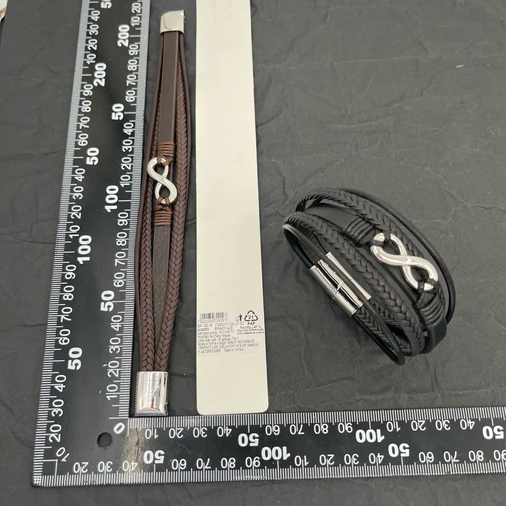 Infinito- Bracciale da Uomo in Acciaio - BAU-720-30