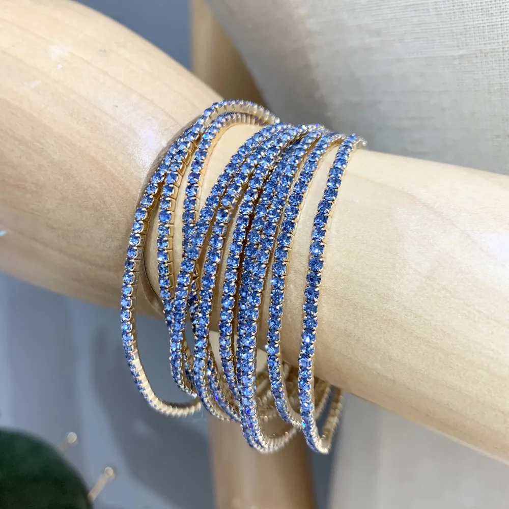 Tennis Colorati-Set 10pz Bracciali Elastici - BCE-124-02