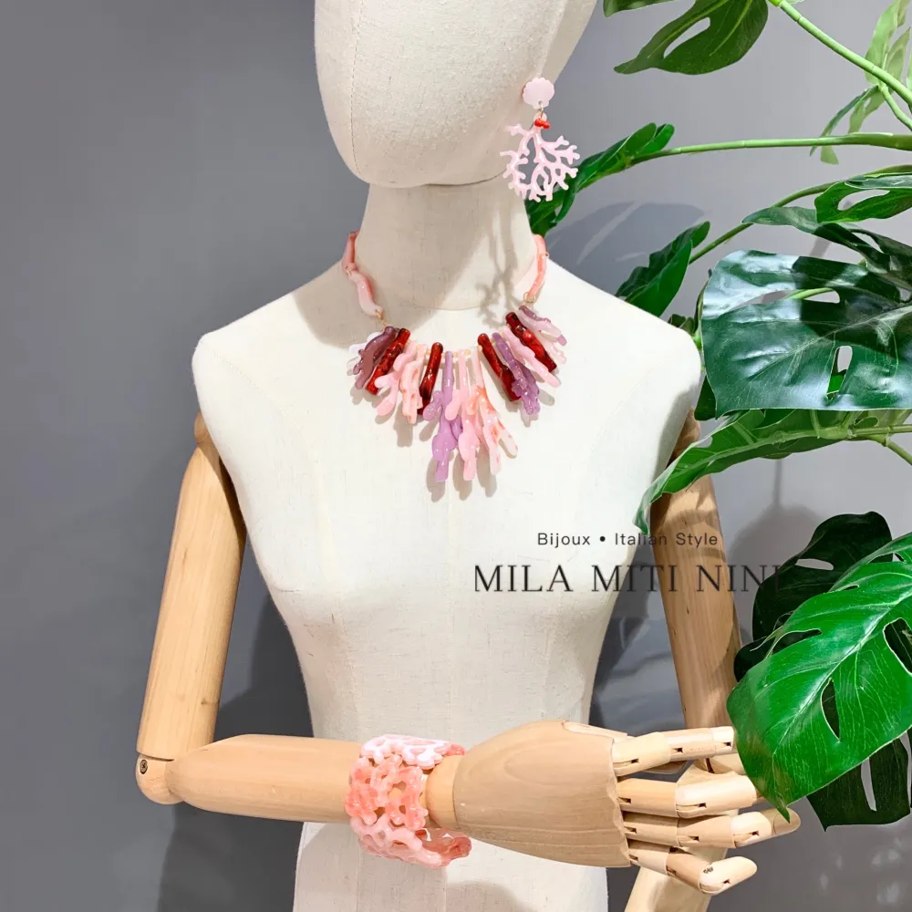 Corallo-Bracciale Resina - BMM-1282