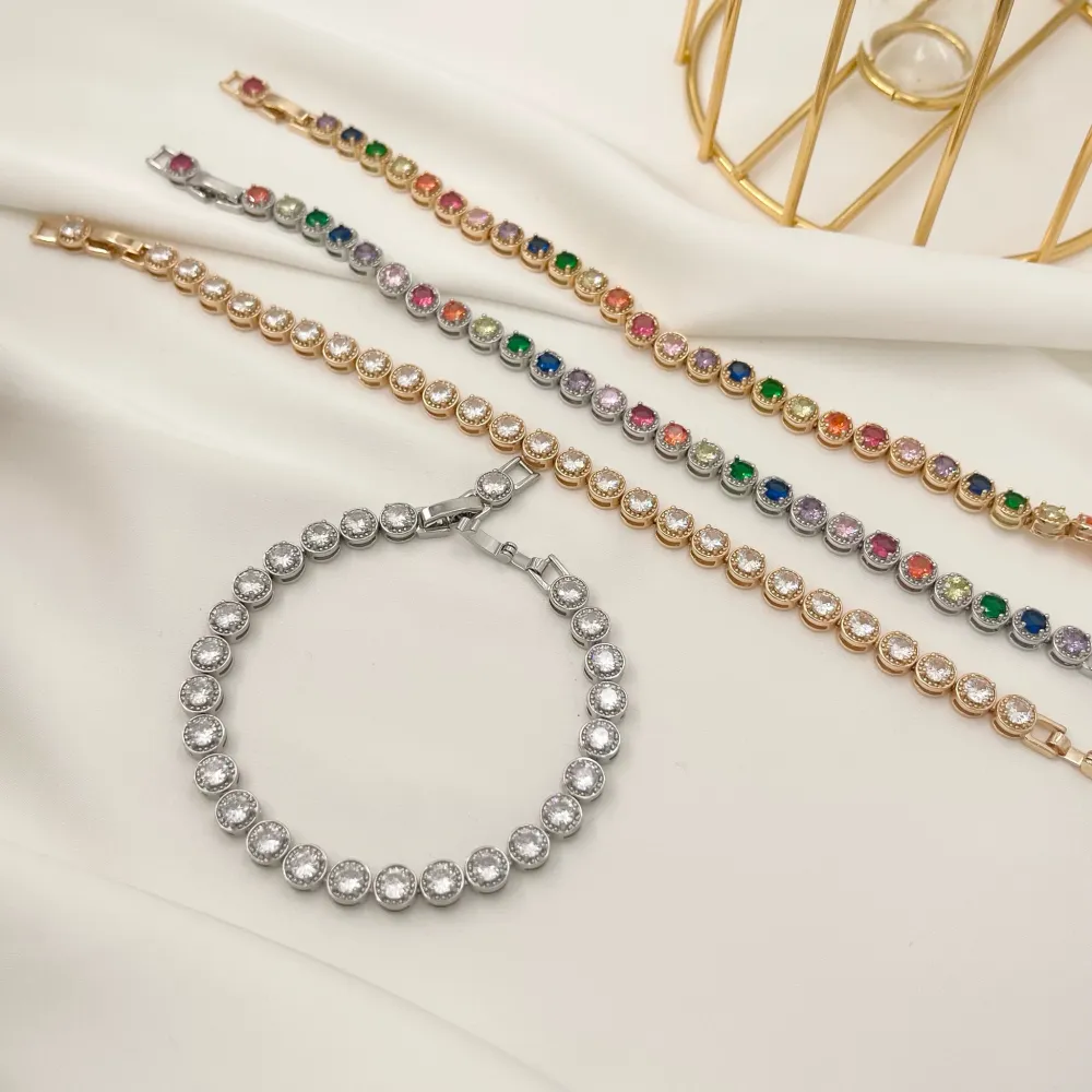 Punto Luce con Zirconia-Bracciale con Cubic Zirconia - BMZ-109-75