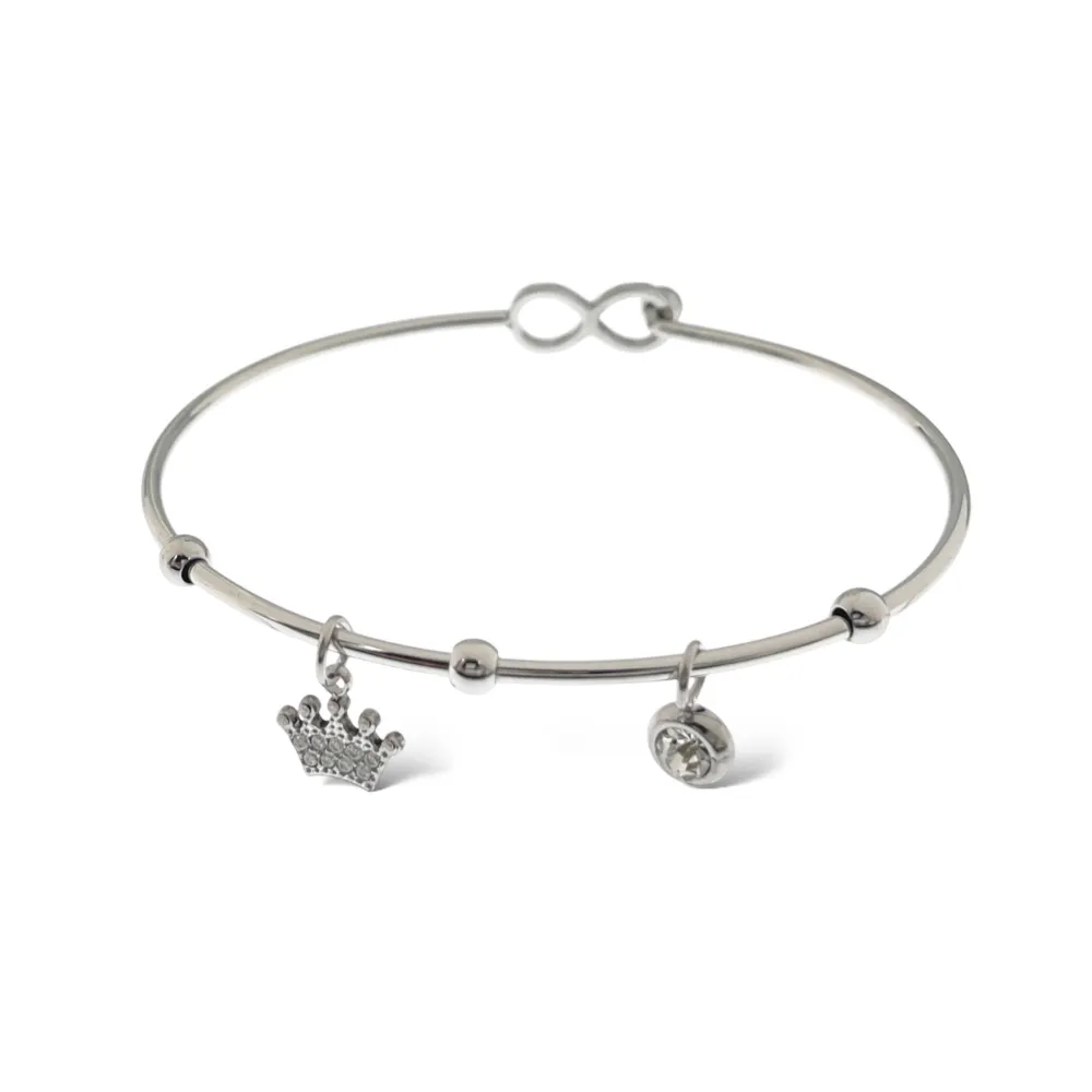 Mix Soggetti-12pz Bracciali in Acciaio con chiusura - BPA-103-AA1993-2004B