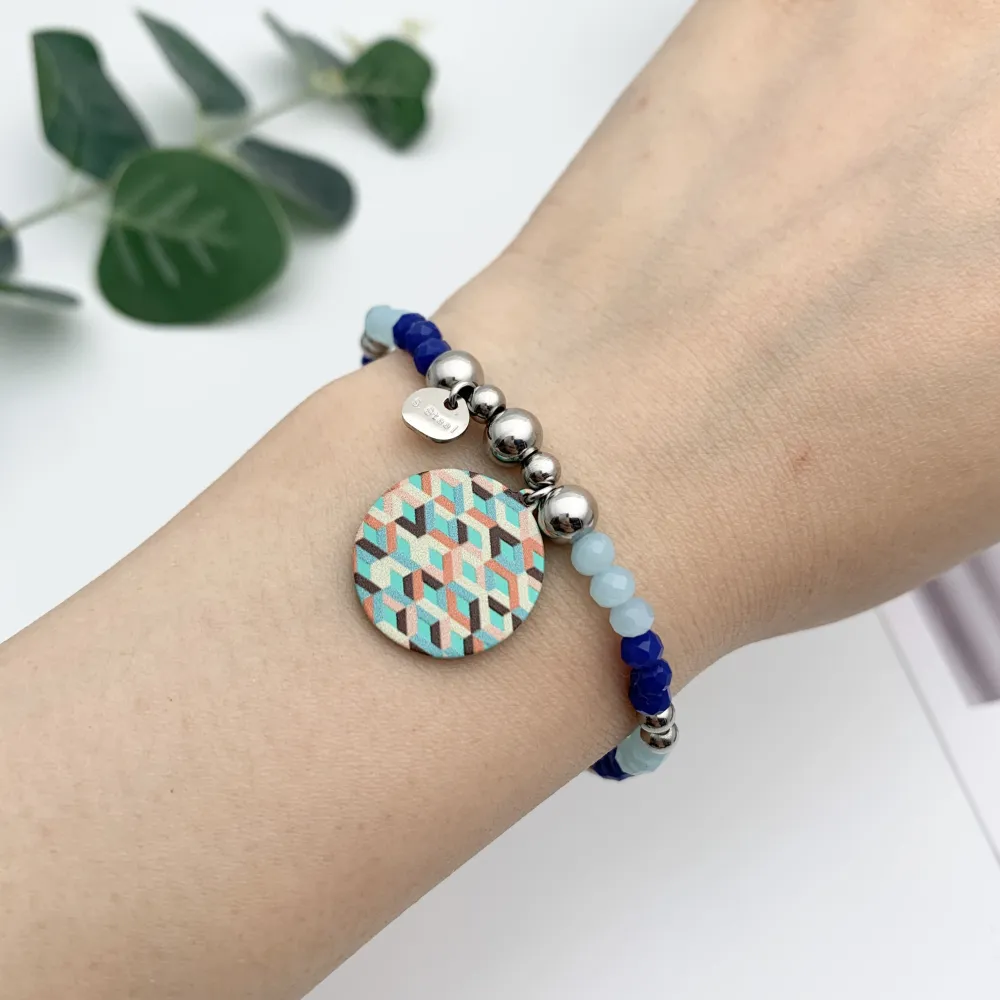 12Pz Bracciali Elastici in Acciaio+Cuscino in Omaggio - BPA104-26