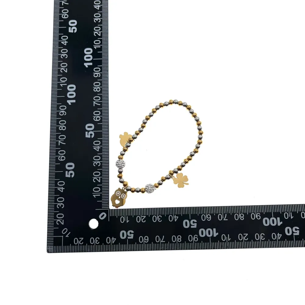 Mix Soggetti- 12 Pz Bracciali Elastici in Acciaio - BPA-413-1517