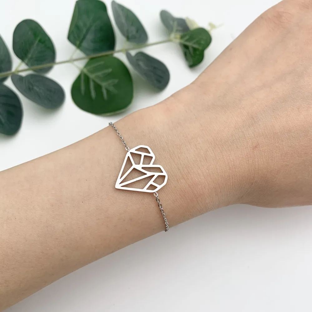 12Pz Bracciali in Acciaio con Chiusura a Moschettone + Cuscino - BPA413-98