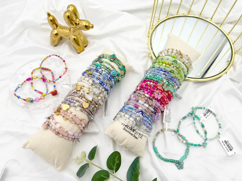 Set 3pz Bracciali Elastici in Acciaio - BPA-732-178