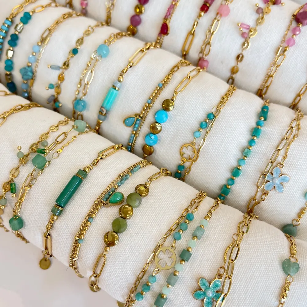 Mix Soggetti-12pz Bracciali in Acciaio - BPA-732-2