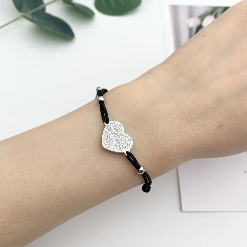 12Pz Bracciali Elastici in Acciaio+Cuscino in Omaggio - BPA7646-Soggetti Mix con Strass-12 Pz Bracciali Elastici