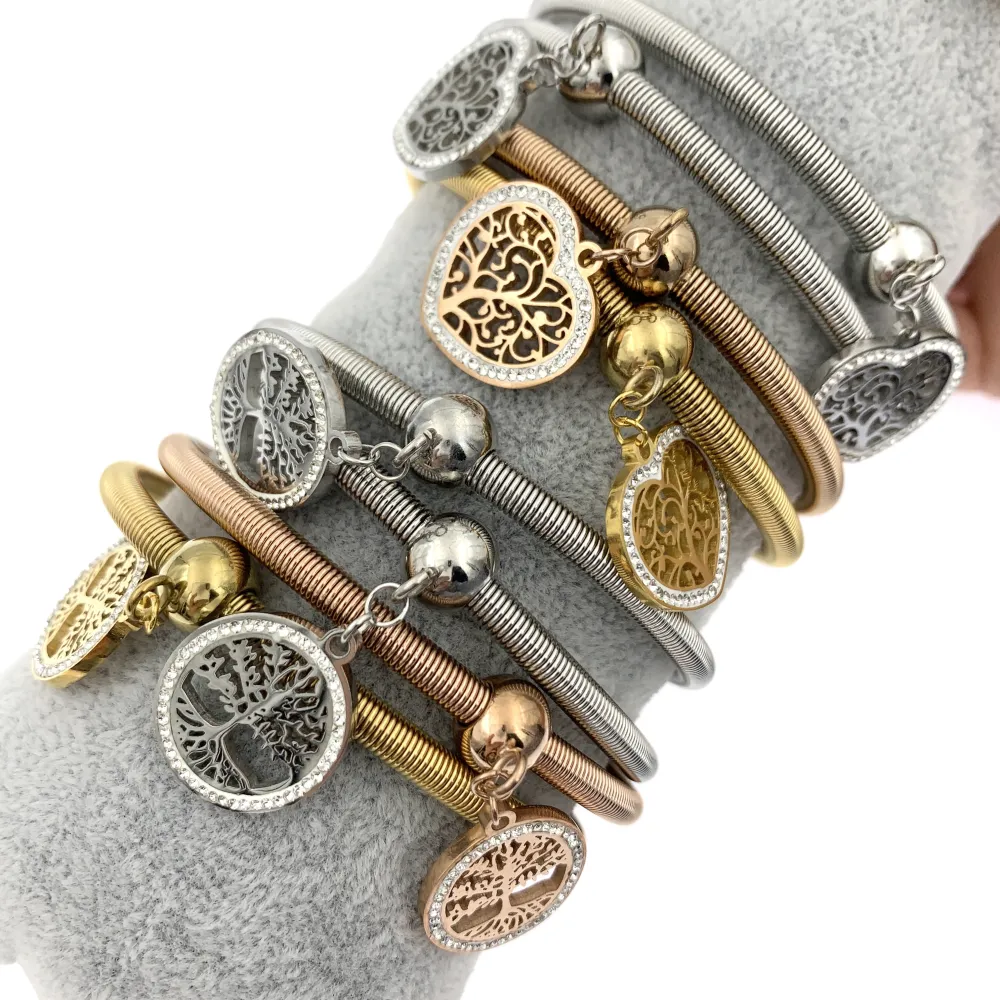 12Pz Bracciali Elastici in Acciaio+Cuscino in Omaggio - BPA7667-Mix Con Strass-12 Pz Bracciali in Acciaio