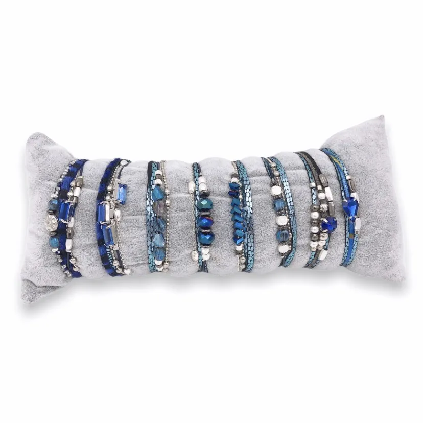 BPM176-216-Multifili con Charmes- 8 Pz Bracciali - BPM176-216-Multifili con Charmes- 8 Pz Bracciali