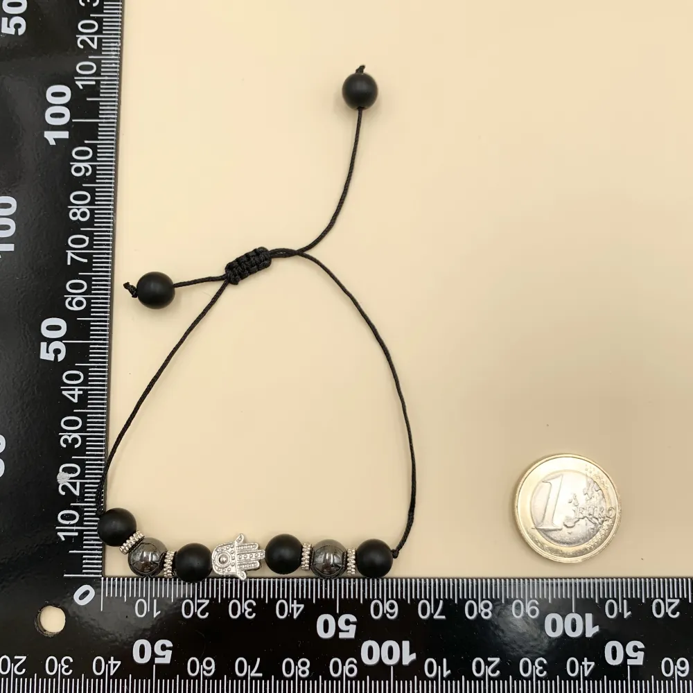 BPM7564-Palline con Ciondolo- 12 Pz Bracciali Regolabili - BPM-191-10