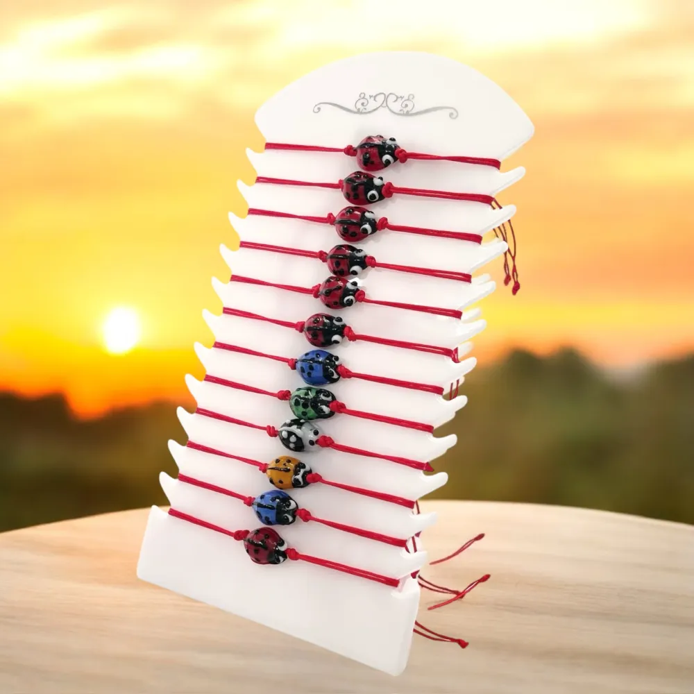 Coccinella -12pz Bracciali Scorrevoli - BPM-191-62