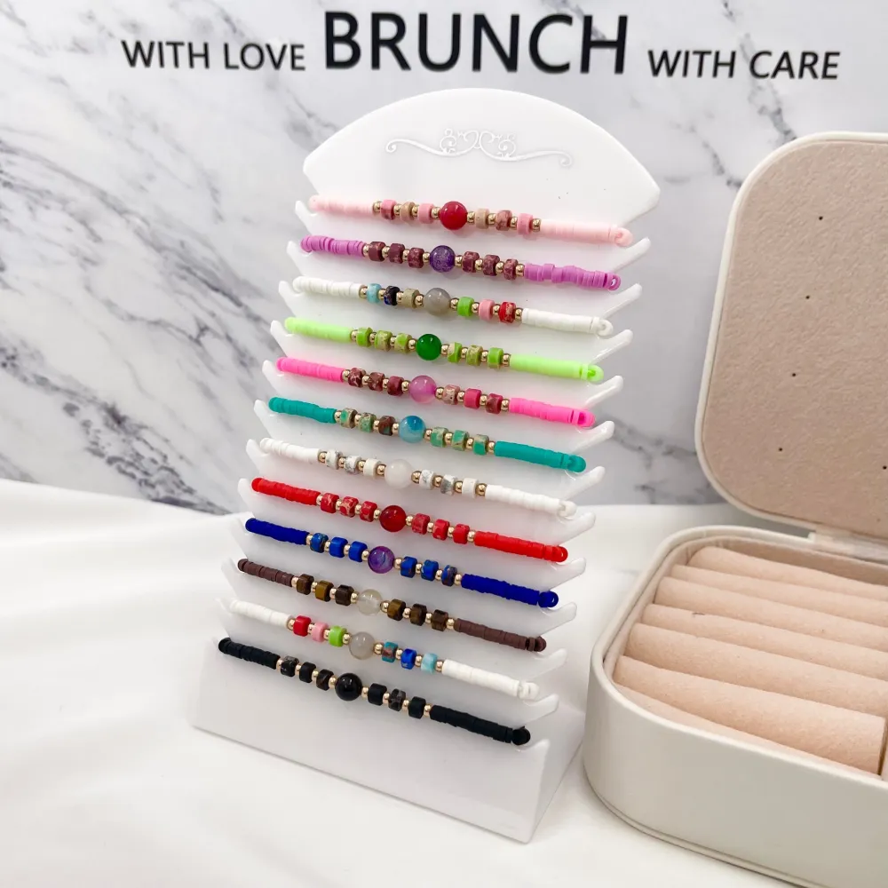 Pallina e Perline-12pz Bracciali Regolabili - BPM-480-88