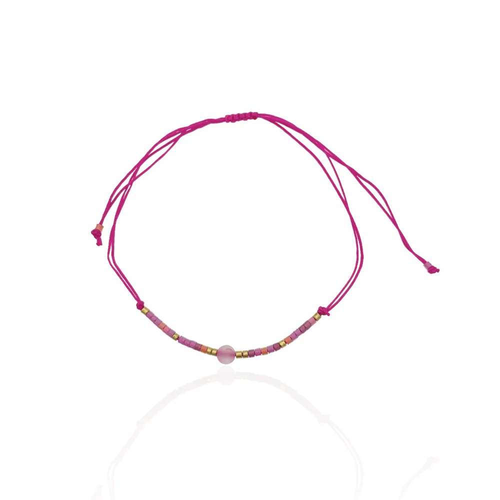 Pallina e Perline-12pz Bracciali Regolabili - BPM-480-R06