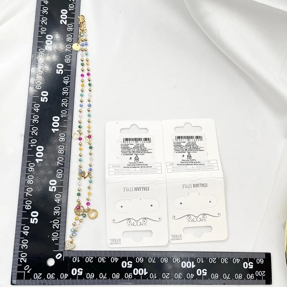 Cuore Love-Collana Corta in Acciaio - CAC-103-AA1359N