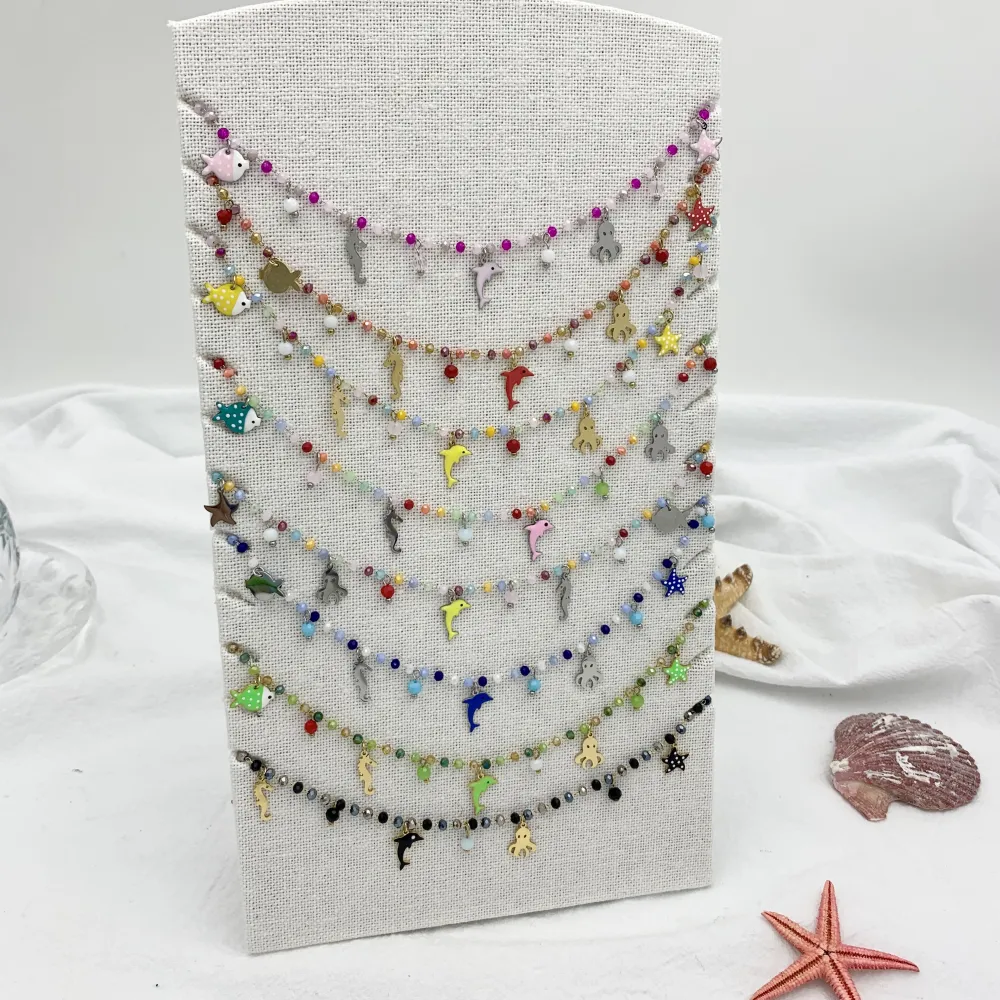 Mare Stella Marina -Collana Corta in Acciaio - CAC-103-AA153NS