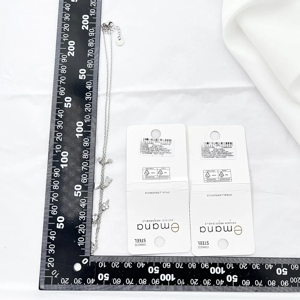 Gelato Orsetto -Collana Corta in Acciaio - CAC-103-AA2755N