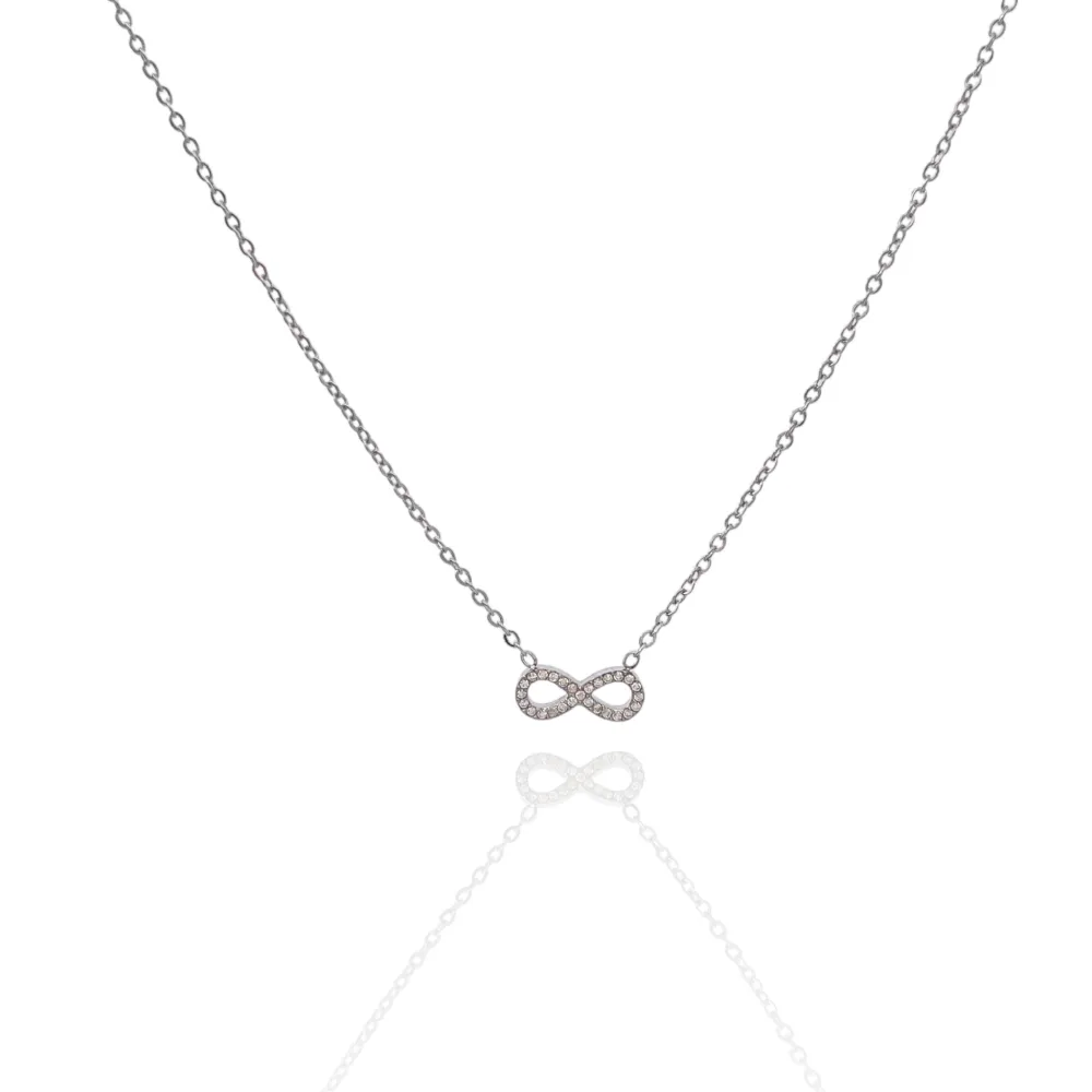 Infinito-Collana Corta in Acciaio - CAC-103-AA2826N