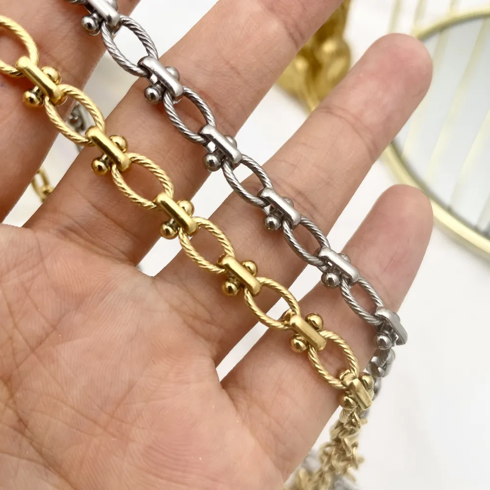 Catena-Collana Corta in Acciaio - CAC-103-AA3564N