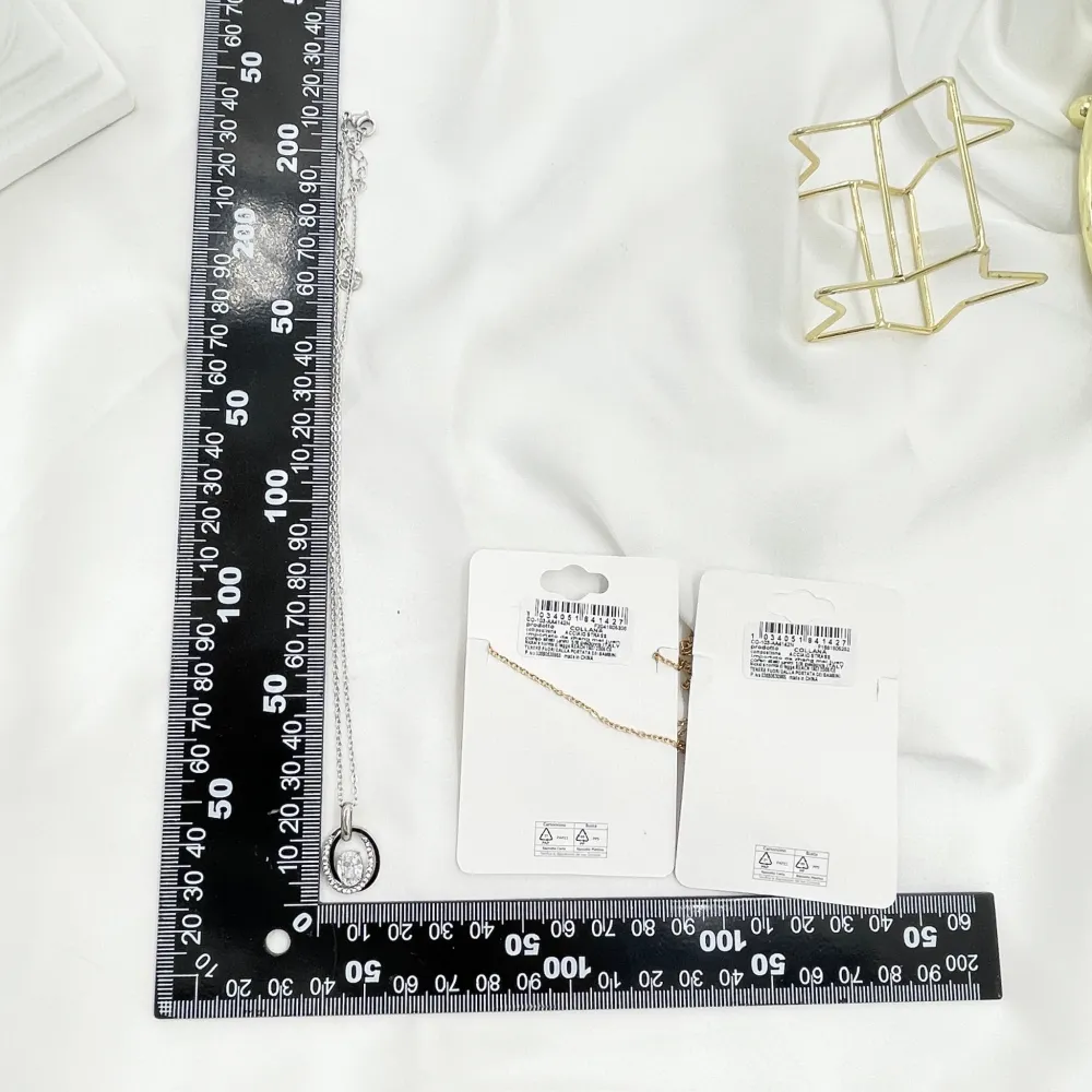 Punto Luce Ovale-Collana Corta in Acciaio - CAC-103-AA4142N