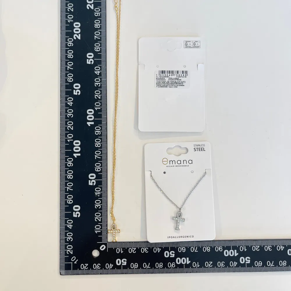 Croce-Collana Girocollo in Acciaio - CAC-103-AA5639N