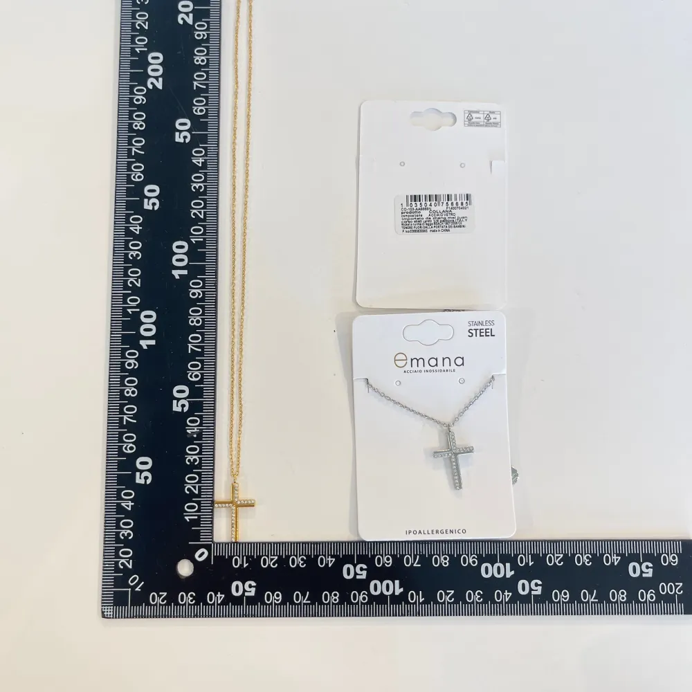 Croce-Collana Girocollo in Acciaio - CAC-103-AA5668N