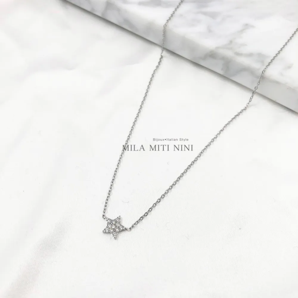 Stella-Collana Corta in Acciaio - CAC103-AA9