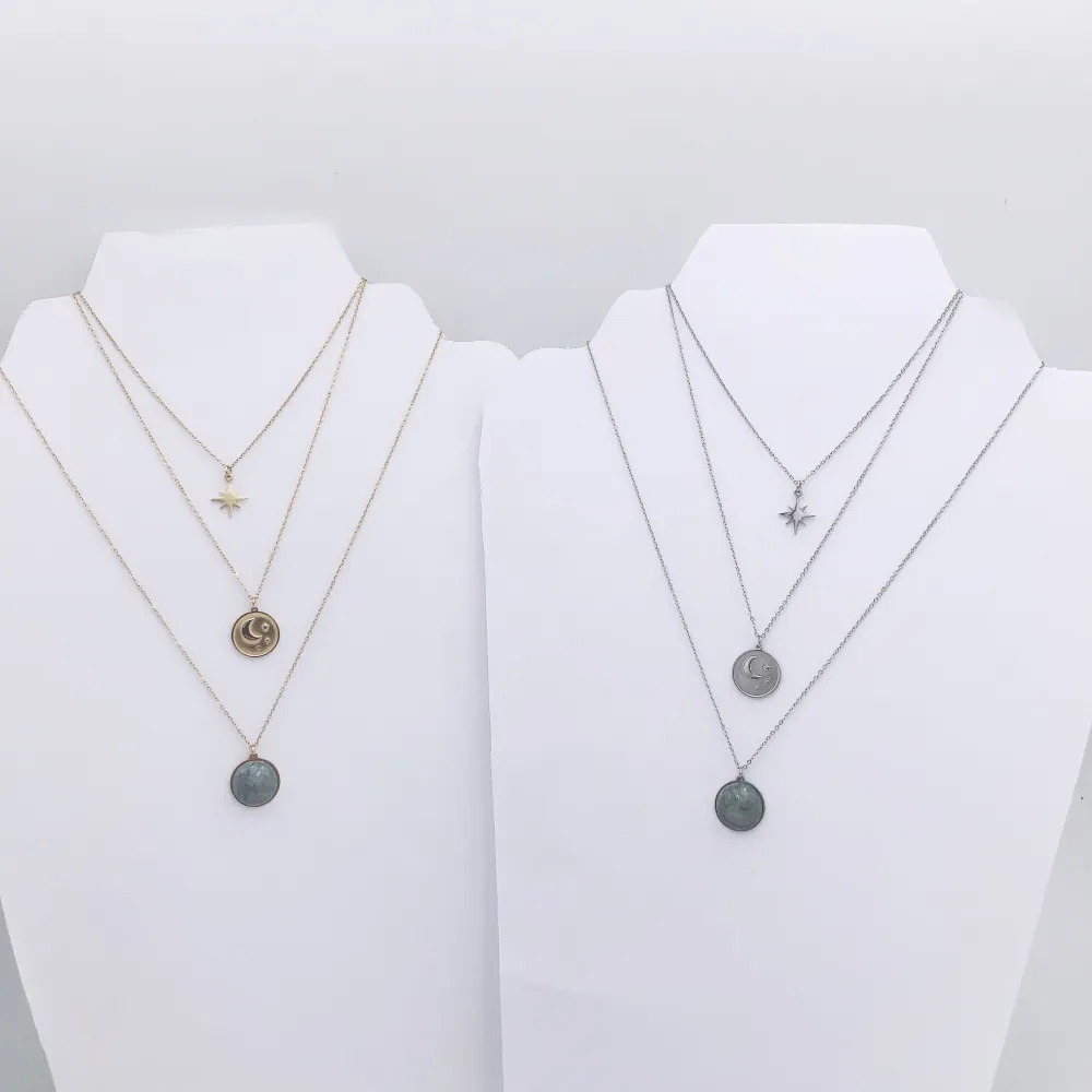 Multifilo collana acciaio - CAC-104-SD-100