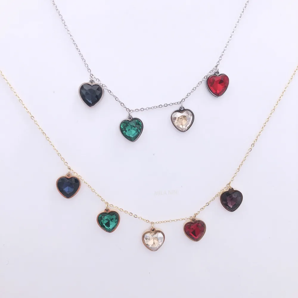 Cuore pendente Girocollo 5079 - Collana Acciaio - CAC104-SD-87