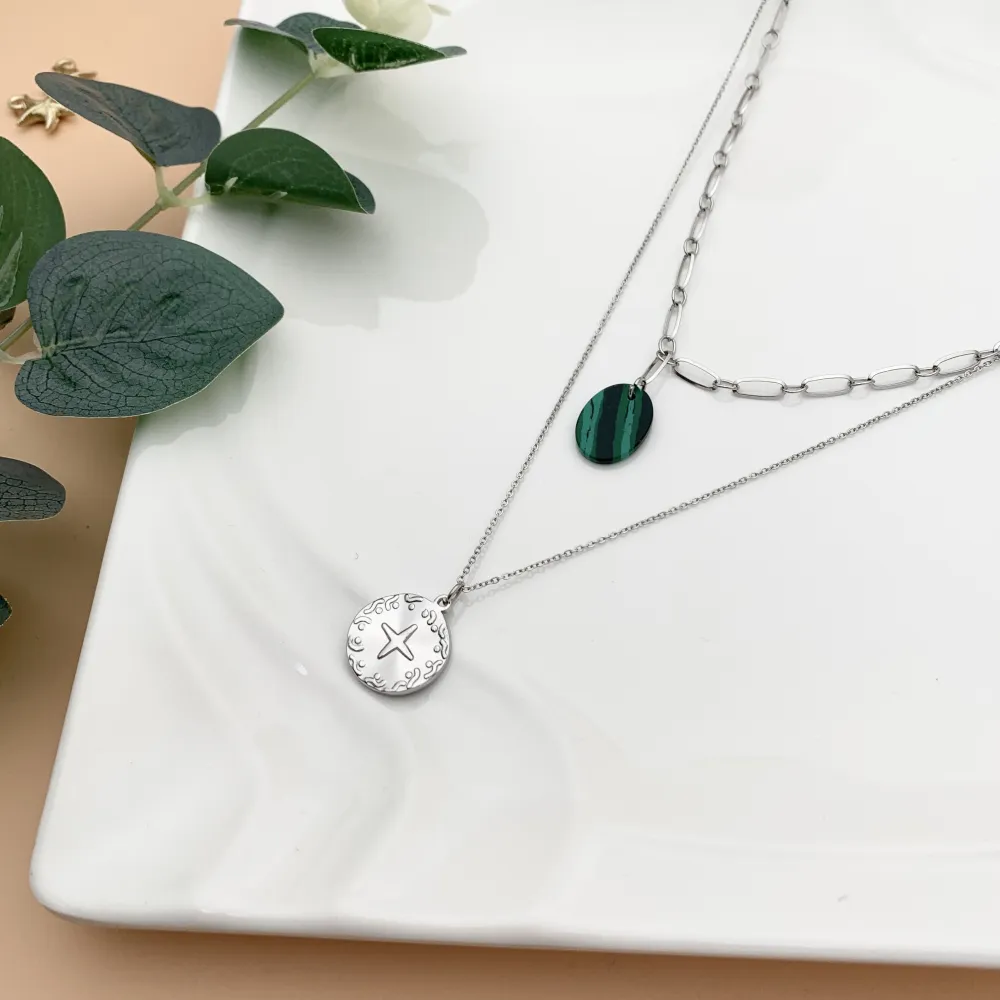 Multifilo collana acciaio - CAC-104-SD-94