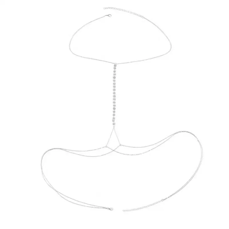 Semplice Pallina-Catena da Corpo/Bikini in Acciaio - CAC-413-021