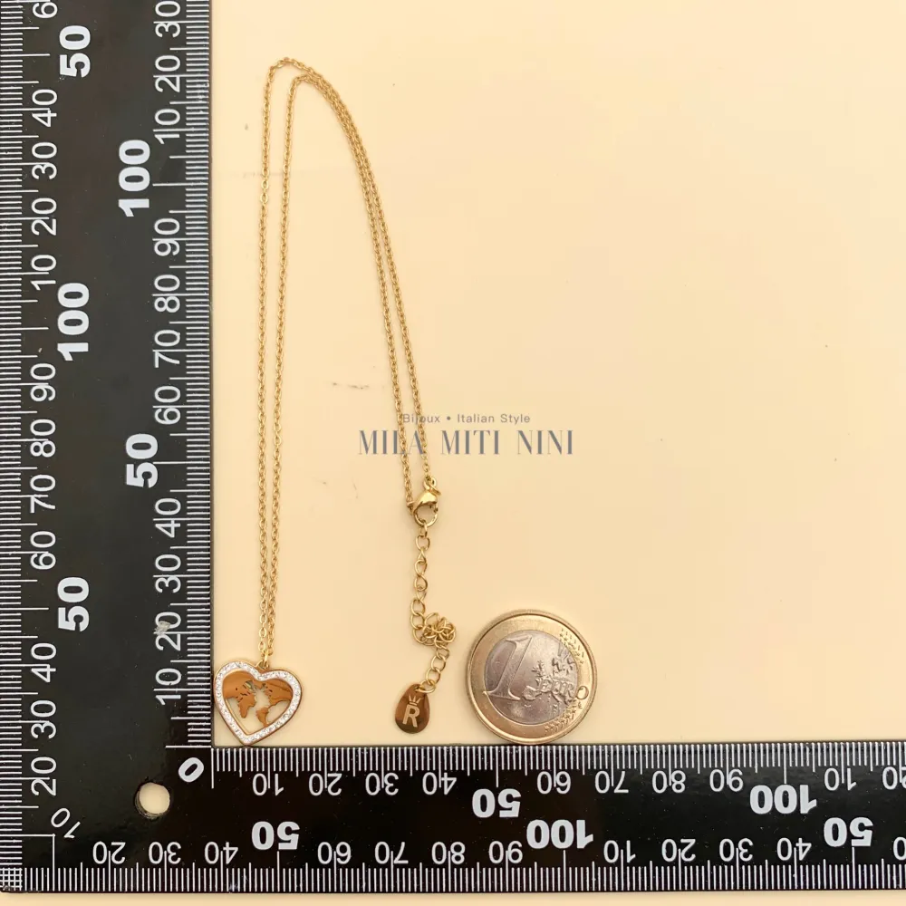 CAC413-1517-Mondo Cuore-Collana Corta in Acciaio - CAC413-1517-Mondo Cuore-Collana Corta in Acciaio