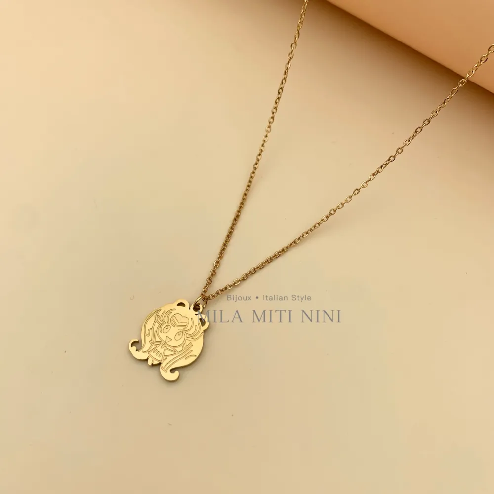 Sailor Moon-Collana Corta in Acciaio - CAC413-1704