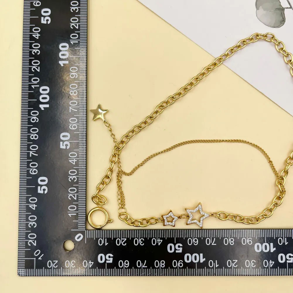 Stella-Collana Corta in Acciaio - CAC-413-1847