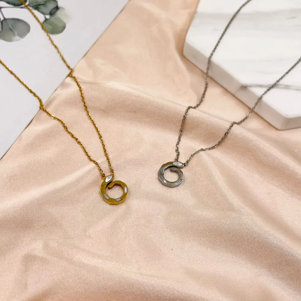 Serpente-Collana Corta in Acciaio - CAC-413-2160