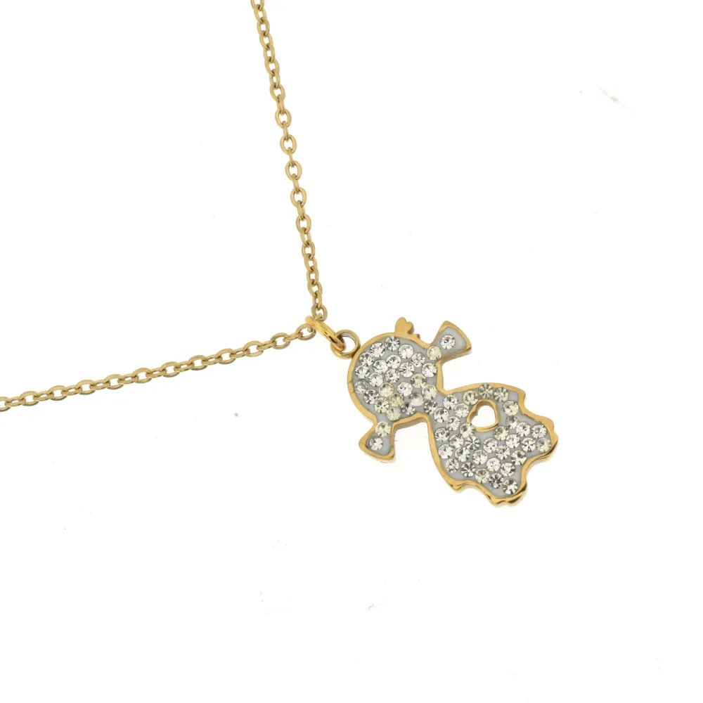 CAC-Bimba 5310 - Collana Girocollo  in Acciaio - CAC-413-2359