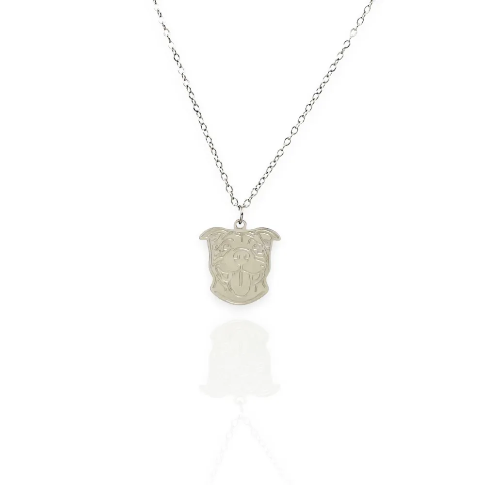 Cane -Collana Corta in Acciaio - CAC-450-525c