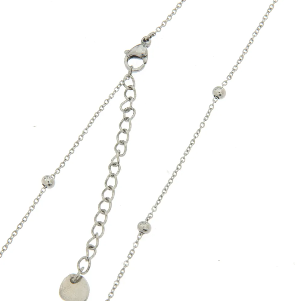 Bimbo - Girocollo in Acciaio con Strass - CAC6358-Bimbo - Girocollo in Acciaio con Strass