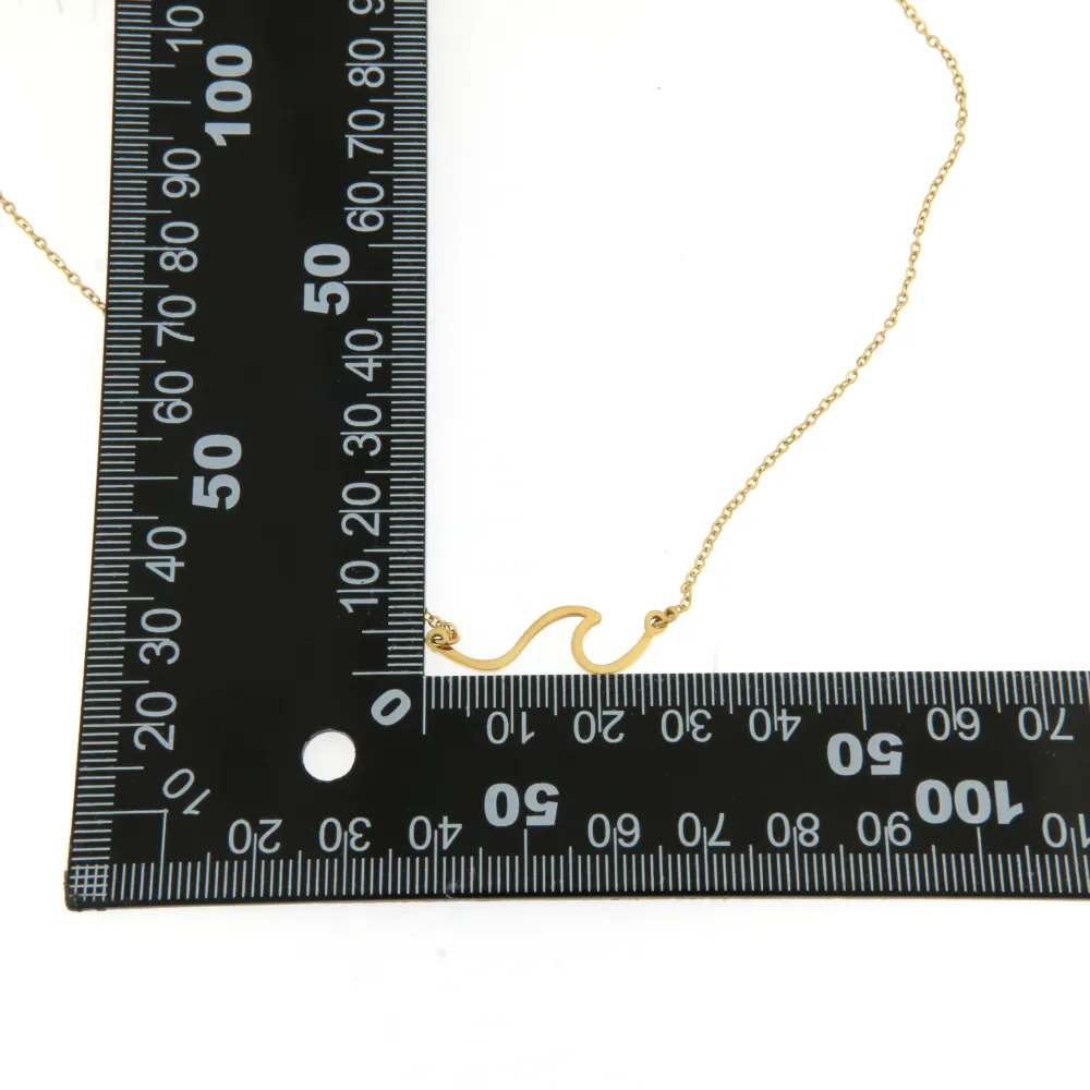 CAC6613-Onda- Collana Girocollo in Acciaio - CAC6613-Onda- Collana Girocollo in Acciaio