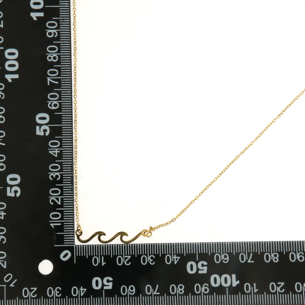 CAC7227-Doppia Onda- Collana Girocollo in Acciaio - CAC7227-Doppia Onda- Collana Girocollo in Acciaio