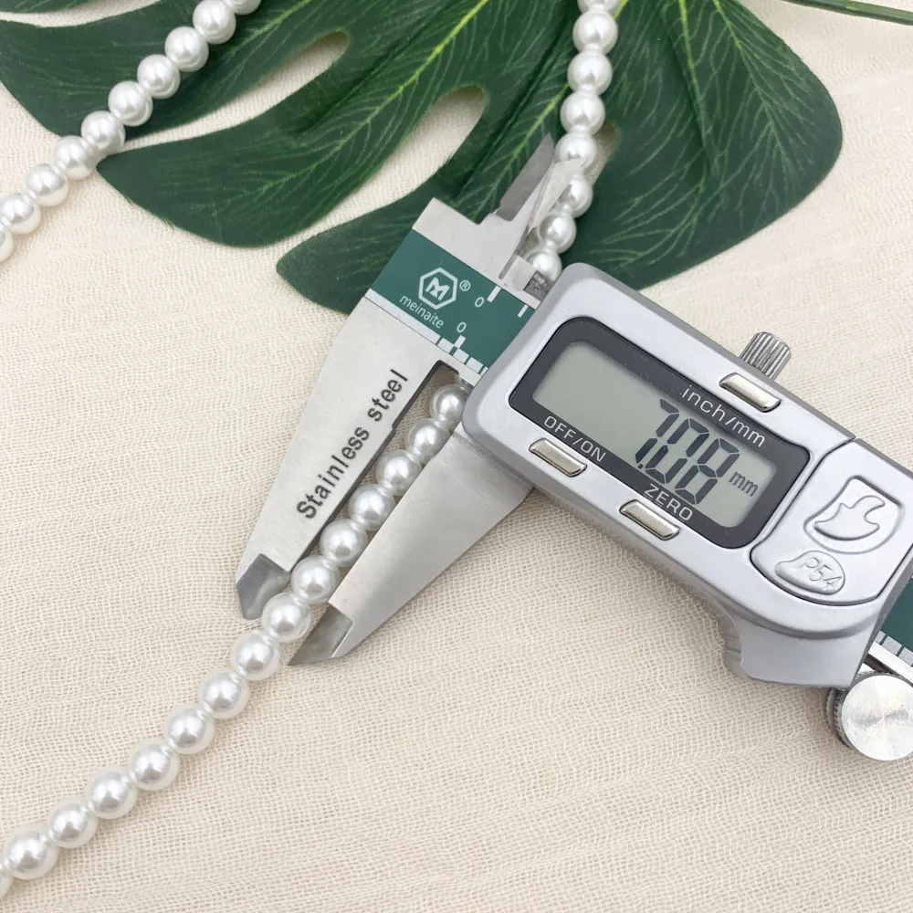 CAC7242-Perla 7 mm - Collana Corta in Acciaio - CAC7242-Perla 7 mm - Collana Corta in Acciaio