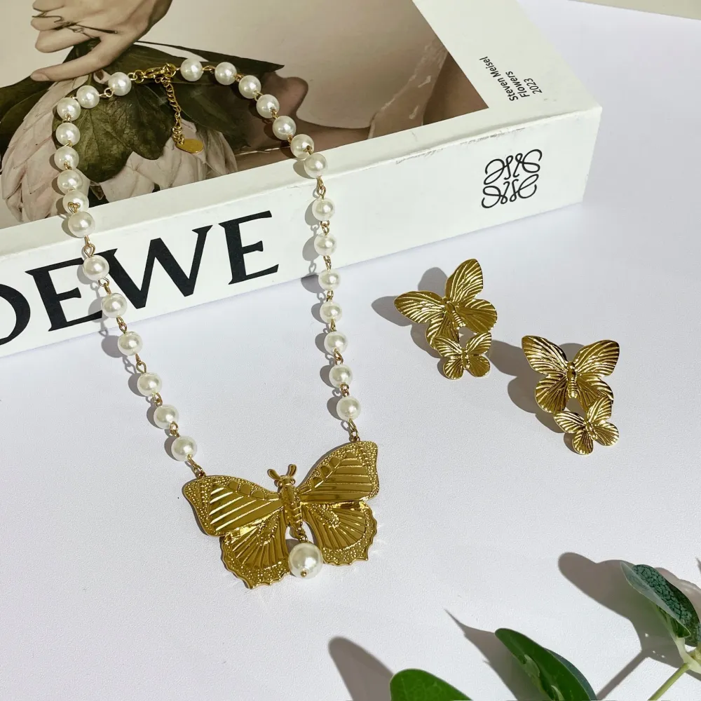 Farfalla-Collana Corta in Acciaio - CAC-732-260