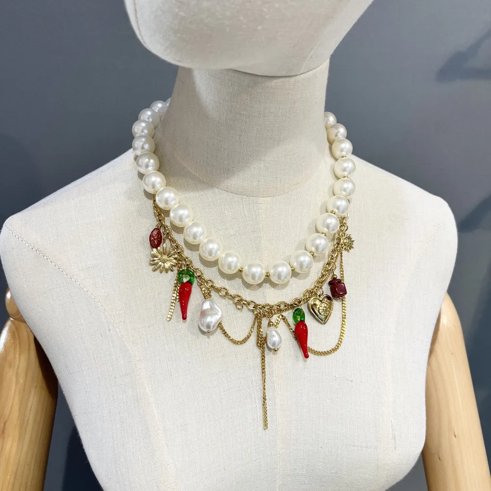 Cornino -Collana Corta in Acciaio - CAC-732-450