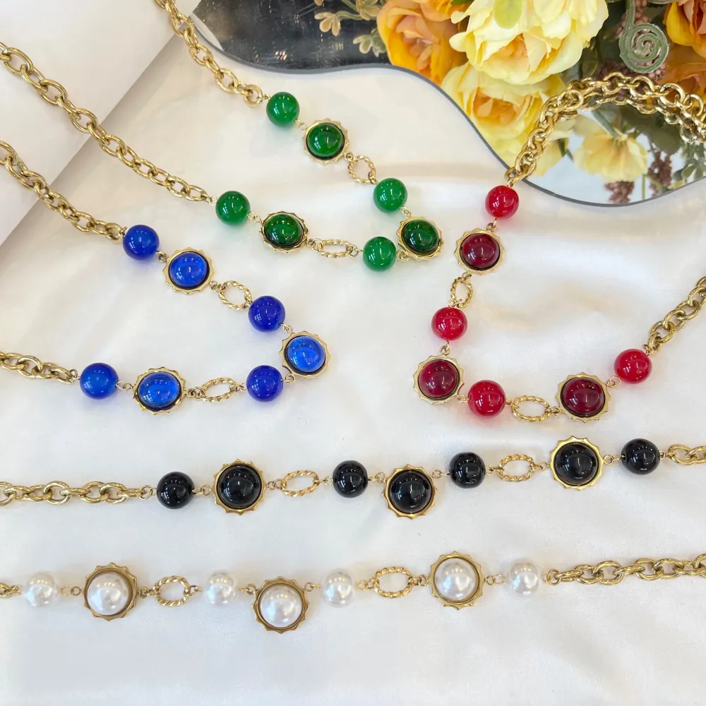 Tondo -Collana Corta in Acciaio - CAC-765-73