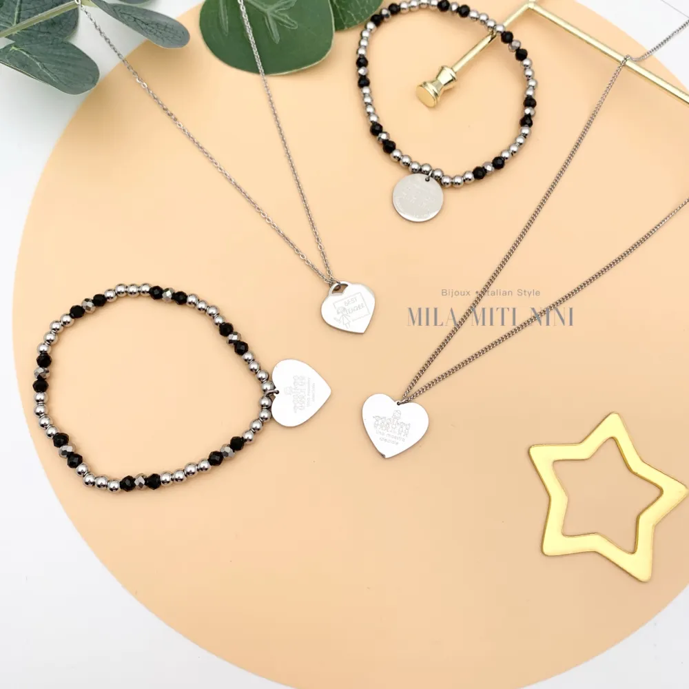 CAC7742-Best Teacher-Collana Corta in Acciaio - CAC7742-Best Teacher-Collana Corta in Acciaio