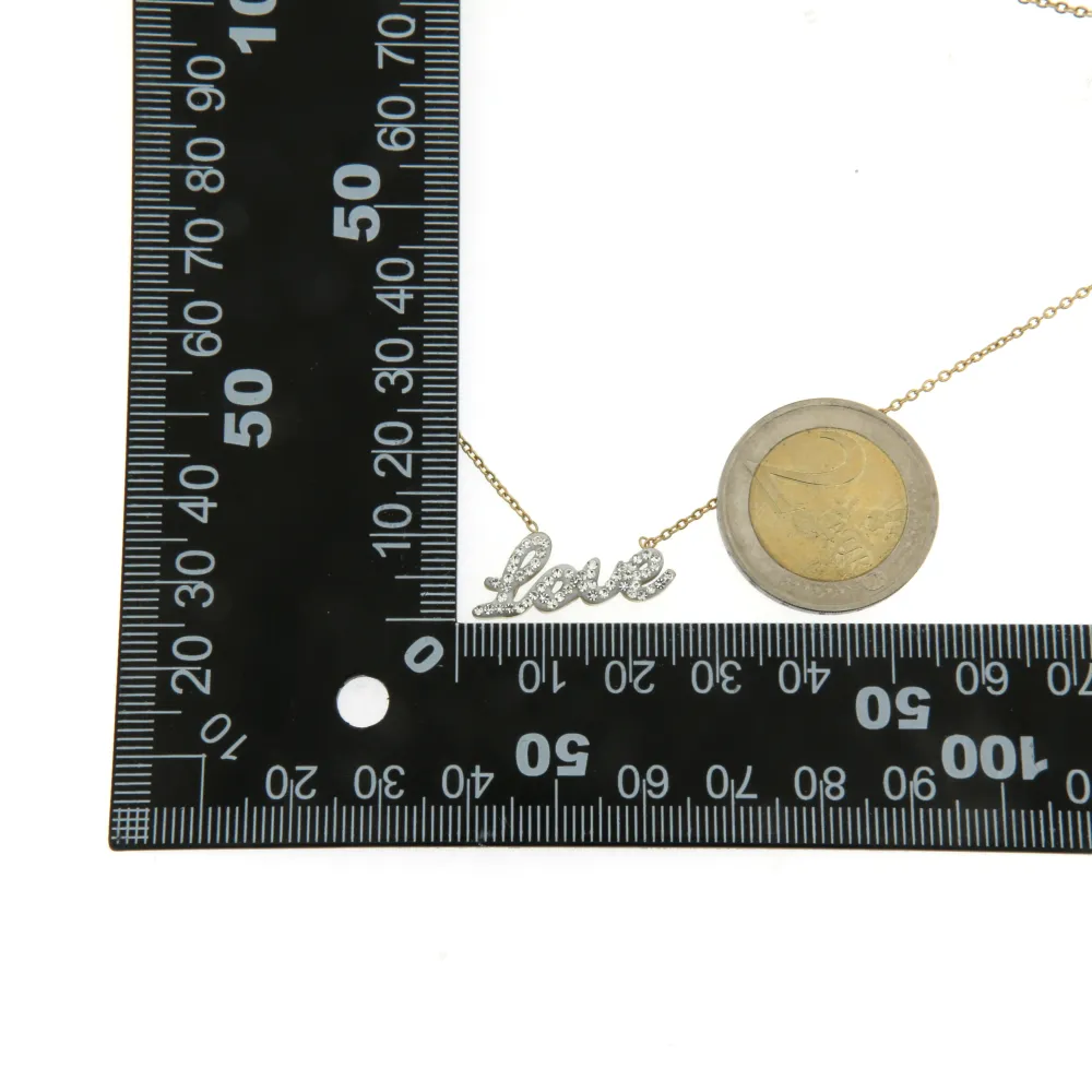 CAC-LOVE 5458- Collana Girocollo in Acciaio - CAC-LOVE 5458- Collana Girocollo in Acciaio