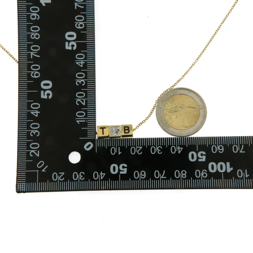 CAC-TVB 5688 - Collana Corta in Acciaio - CAC-TVB 5688 - Collana Corta in Acciaio